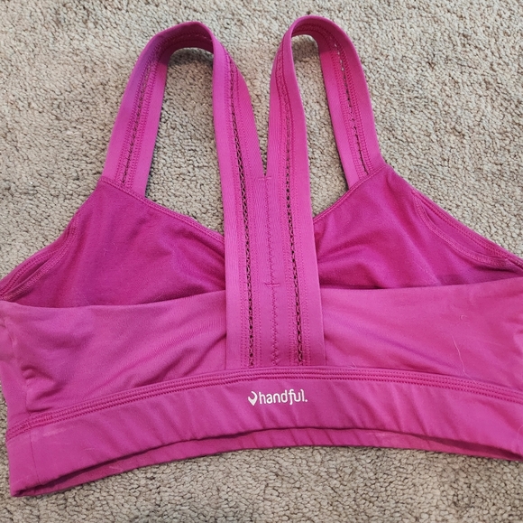 Handful Plus Sports Bra in Wild Berry - Picture 2 of 3